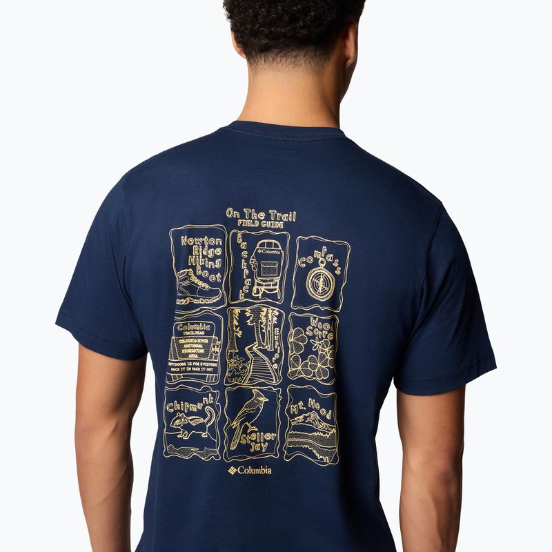 Vyriški marškinėliai Columbia Kettle River Back Graphic Tee collegiate navy 5