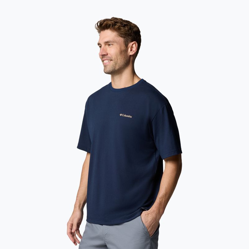 Vyriški marškinėliai Columbia Cedar Trail Back Graphic Tee collegiate navy 4