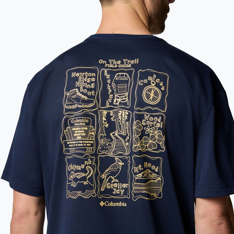 Vyriški marškinėliai Columbia Cedar Trail Back Graphic Tee collegiate navy 6