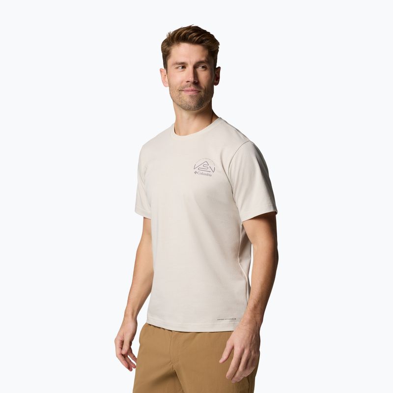 Vyriški marškinėliai Columbia Tunnel Valley Graphic Tee dark stone/naturally inclined 4