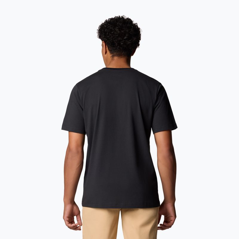 Vyriški marškinėliai Columbia Tunnel Valley Graphic Tee black/naturally inclined 3
