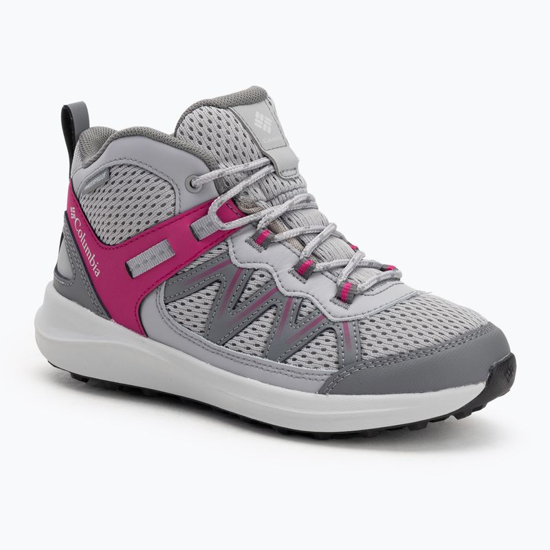 Vaikiški turistiniai batai Columbia Youth Peakfreak Rush Mid Waterproof ti grey steel/teal