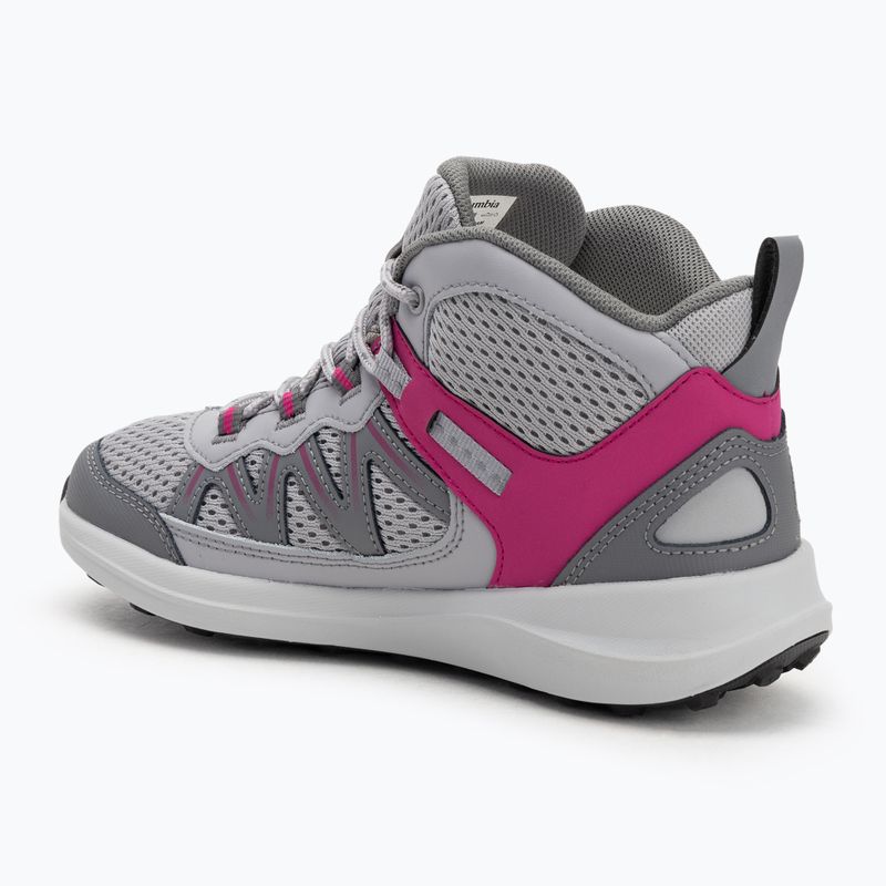 Vaikiški turistiniai batai Columbia Youth Peakfreak Rush Mid Waterproof ti grey steel/teal 3