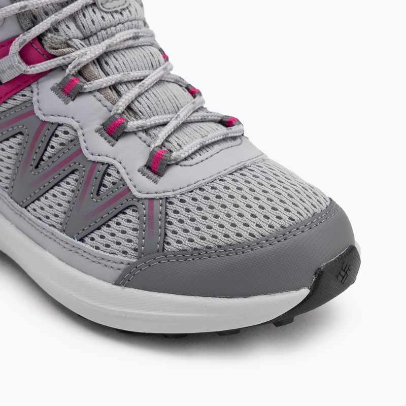Vaikiški turistiniai batai Columbia Youth Peakfreak Rush Mid Waterproof ti grey steel/teal 7