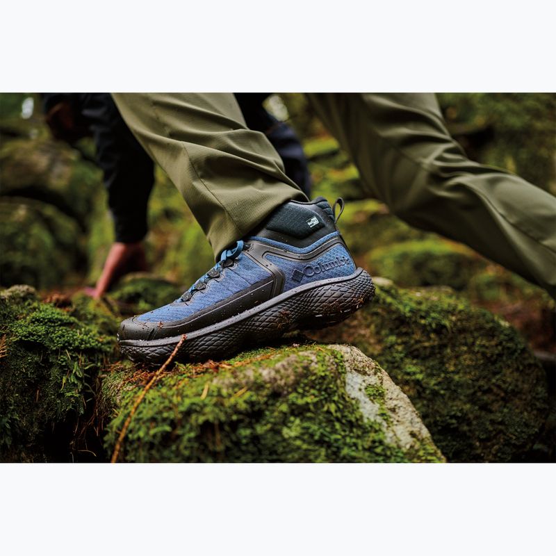 Vyriški turistiniai batai Columbia Escape Thrive Titanum Mid Outdry zinc/black 18