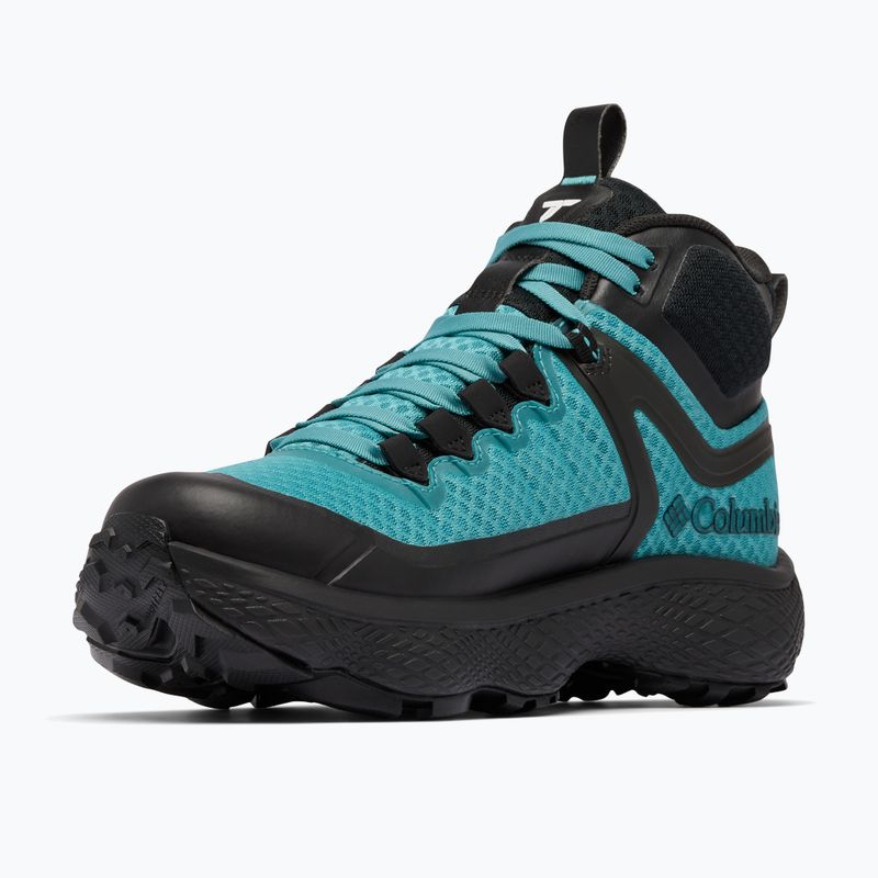 Moteriški turistiniai batai Columbia Escape Thrive Titanum Mid Outdry teal/black 10