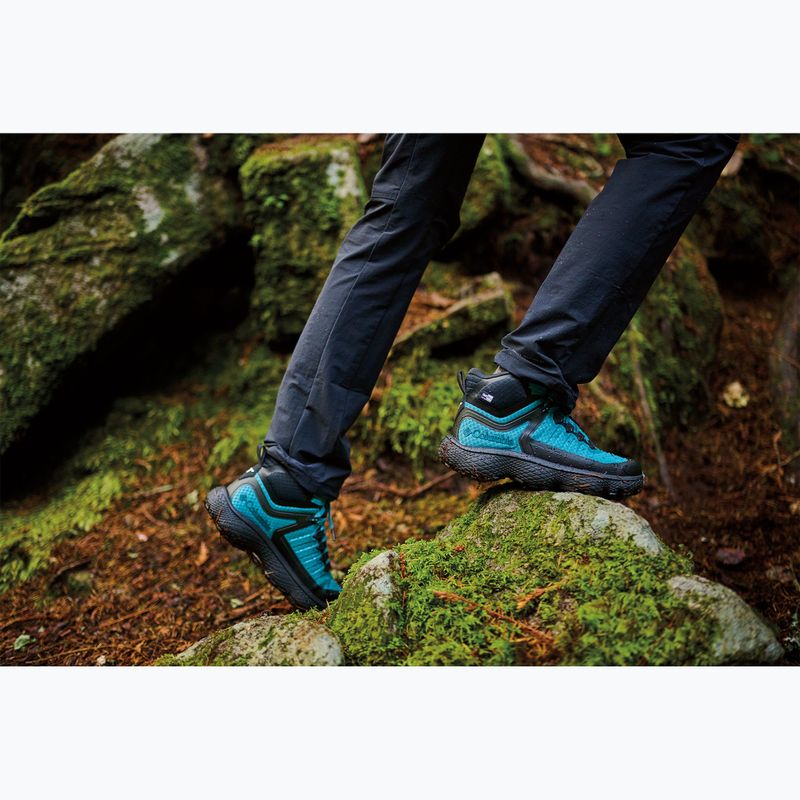 Moteriški turistiniai batai Columbia Escape Thrive Titanum Mid Outdry teal/black 17