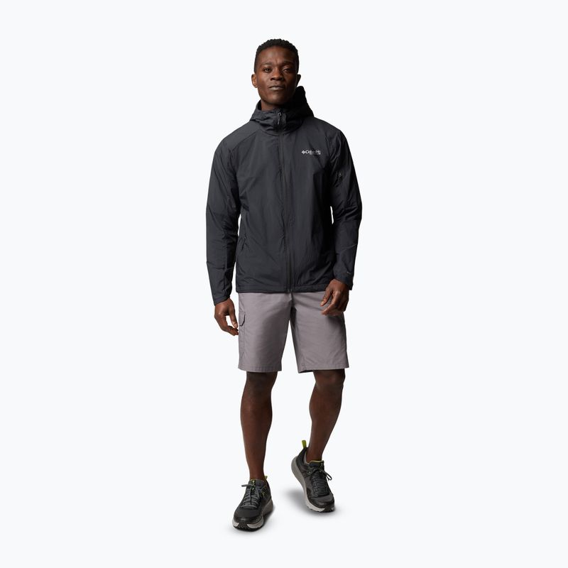 Vyriška striukė nuo vėjo Columbia Loop Trail II Windbreaker black 2