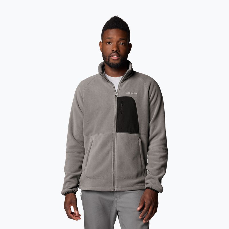 Vyriškas fliso džemperis Columbia Rapid Expedition II Full Zip Fleece city grey/shark