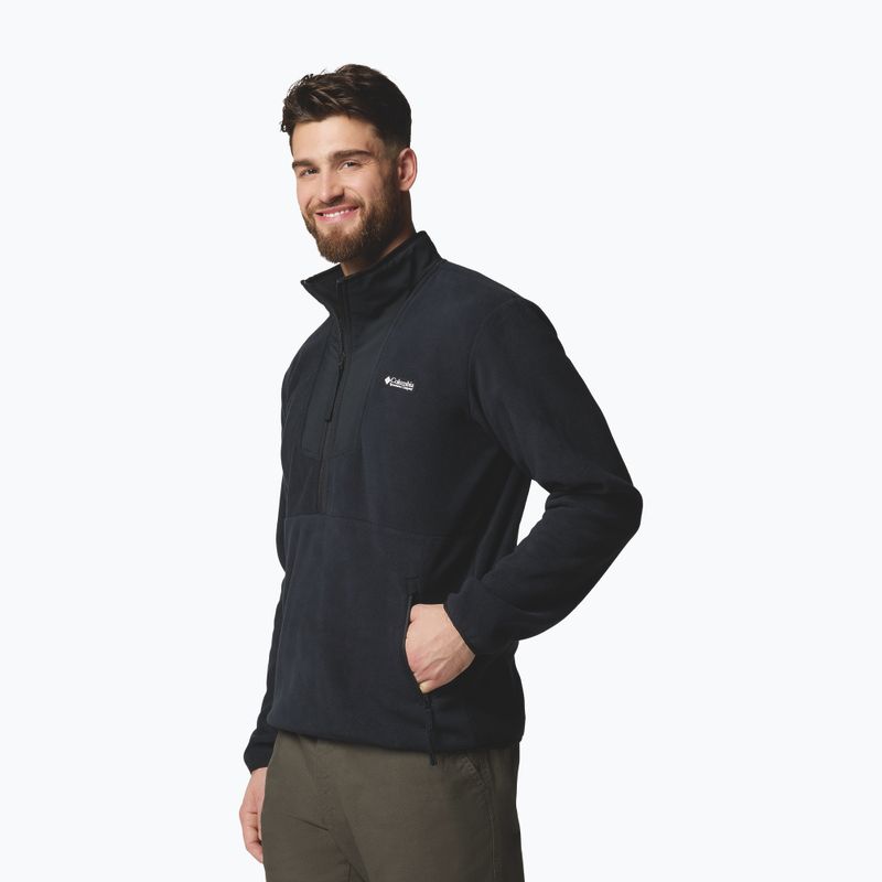 Vyriškas džemperis Columbia Sequoia Grove Half Zip Fleece black 4