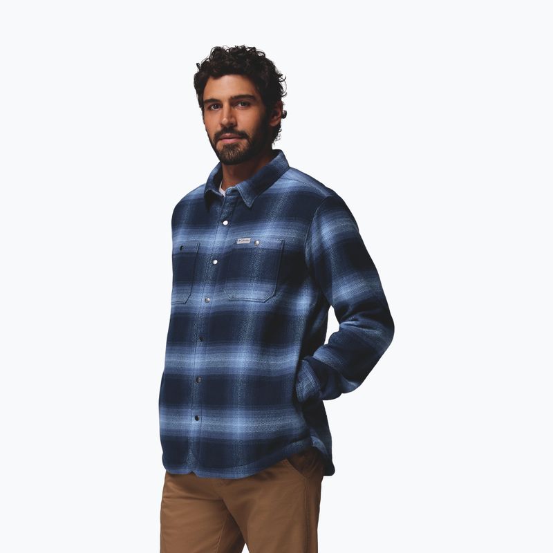 Vyriški marškiniai Columbia Windward II collegiate navy blurred ombre 4