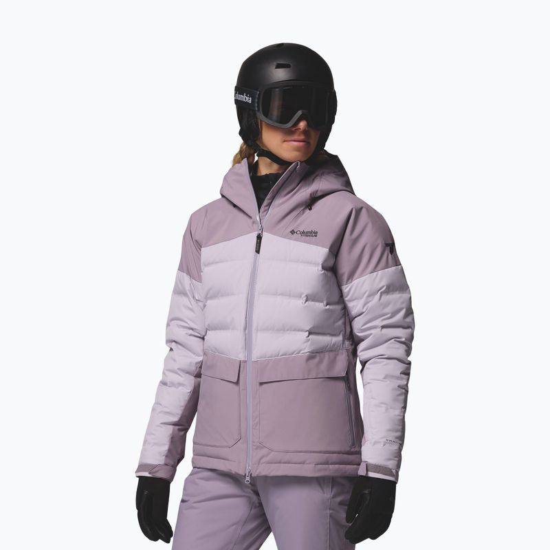 Moteriška slidinėjimo striukė Columbia Glacier Ridge Down shale purple/lavender pearl 4