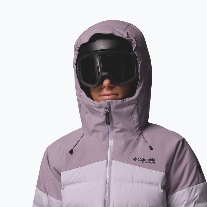 Moteriška slidinėjimo striukė Columbia Glacier Ridge Down shale purple/lavender pearl 5