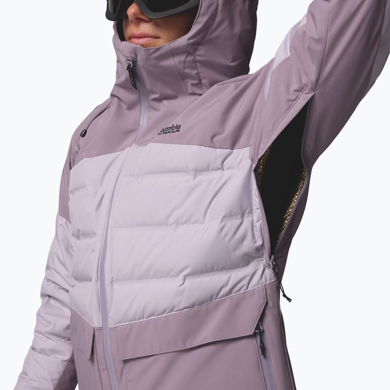 Moteriška slidinėjimo striukė Columbia Glacier Ridge Down shale purple/lavender pearl 8