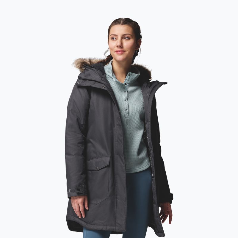 Moteriškas pašiltintas paltas Columbia Suttle Mountain Long Insulated black 5