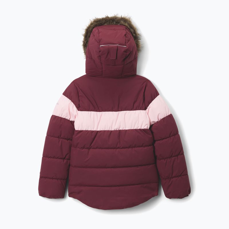 Vaikiška slidinėjimo striukė Columbia Arctic Blast III rich wine/satin pink 2