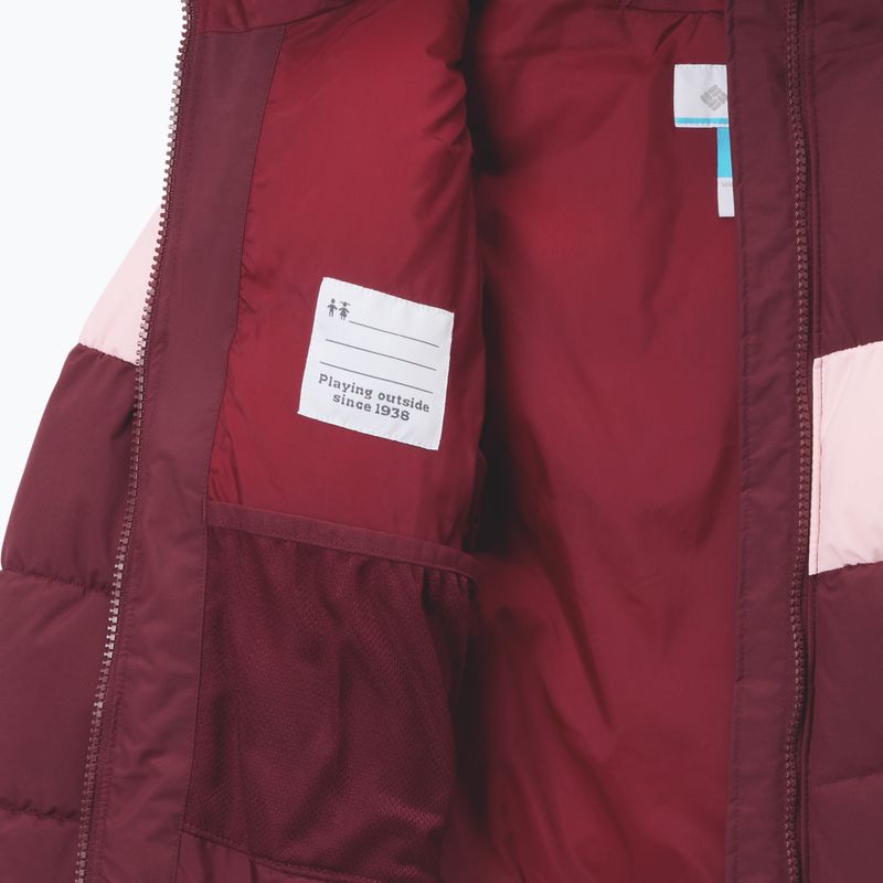 Vaikiška slidinėjimo striukė Columbia Arctic Blast III rich wine/satin pink 3