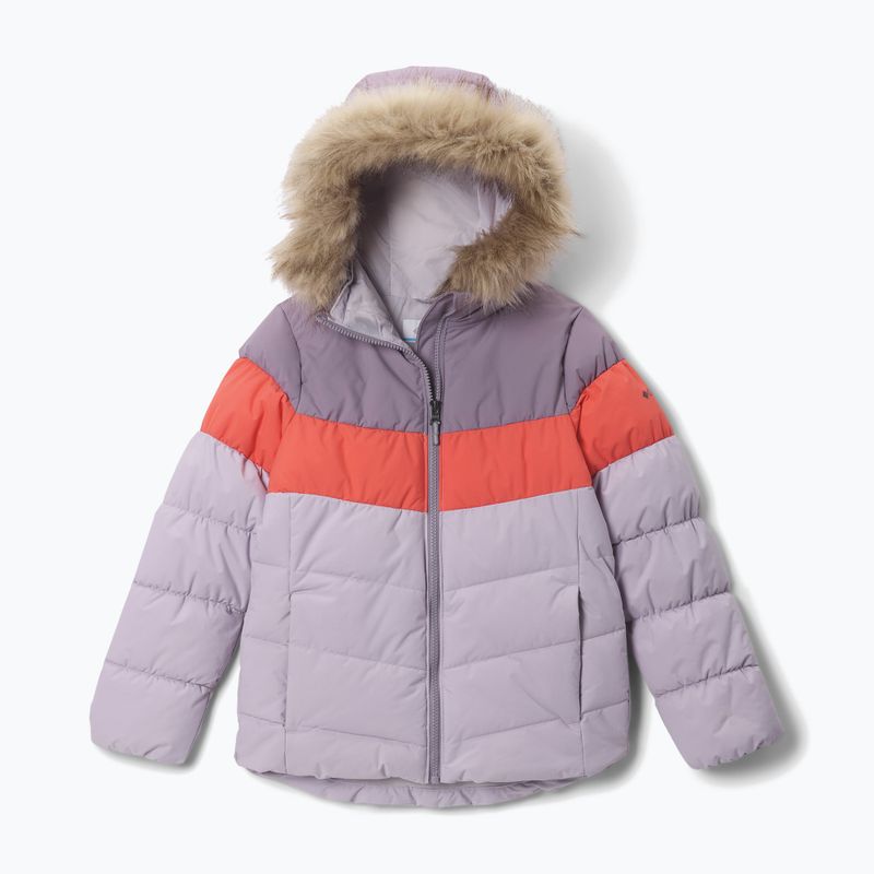 Vaikiška slidinėjimo striukė Columbia Arctic Blast III lavender pearl/zing/shale purple