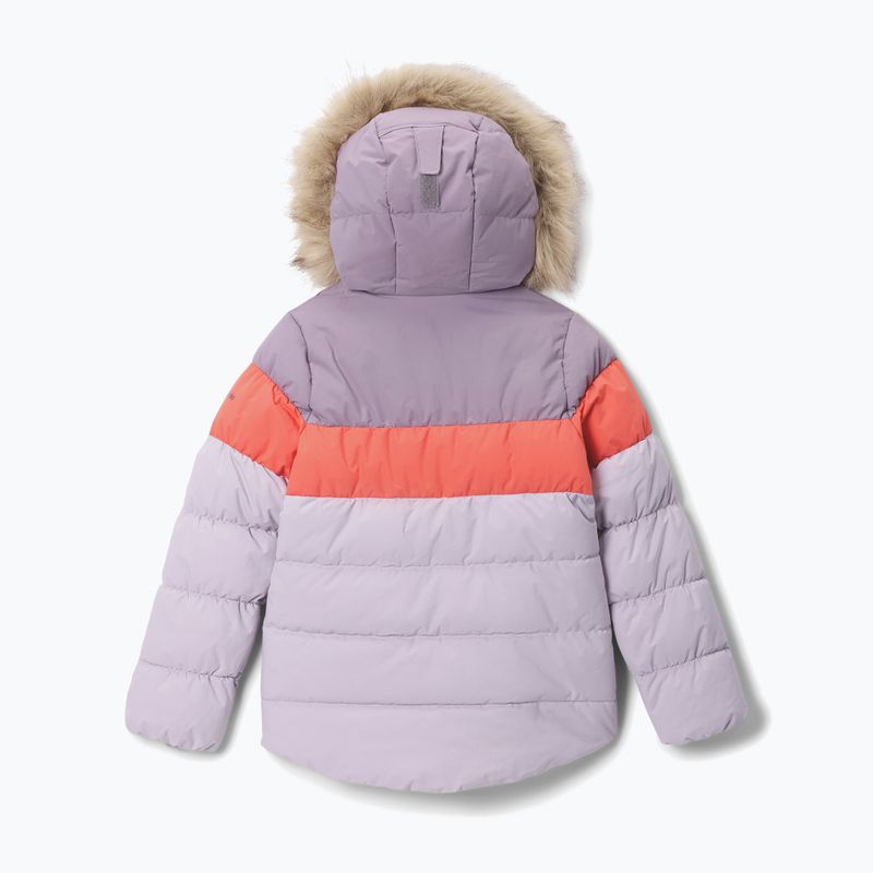 Vaikiška slidinėjimo striukė Columbia Arctic Blast III lavender pearl/zing/shale purple 2