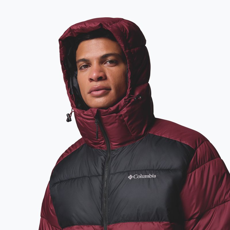 Vyriška pašiltinta striukė Columbia Pike Lake II Hooded rich wine/black 6
