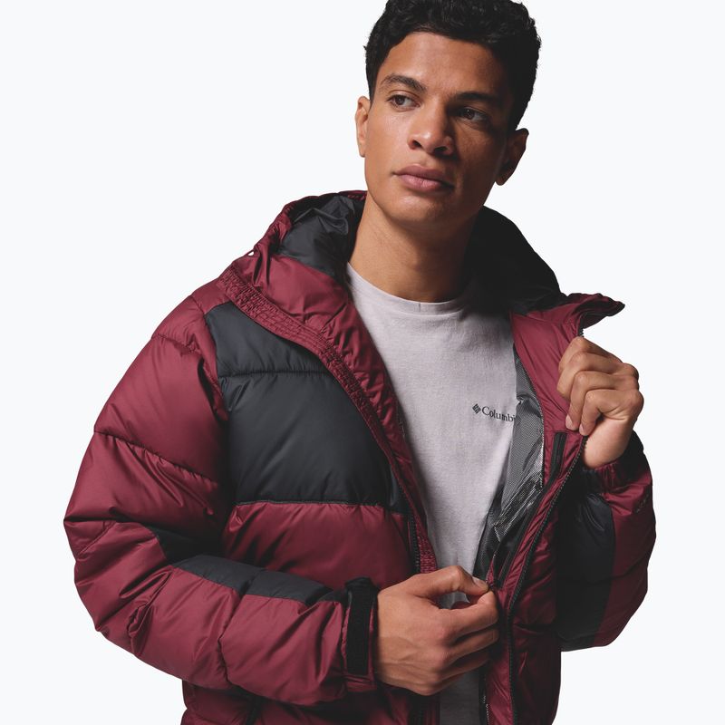 Vyriška pašiltinta striukė Columbia Pike Lake II Hooded rich wine/black 8