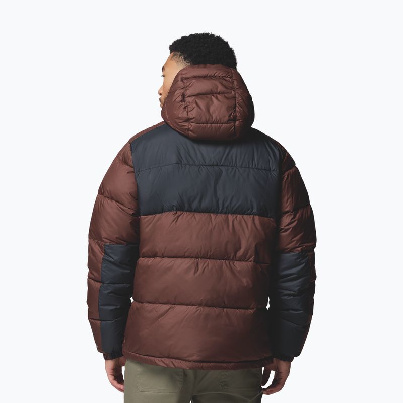 Vyriška pašiltinta striukė Columbia Pike Lake II Hooded tobacco/black 3