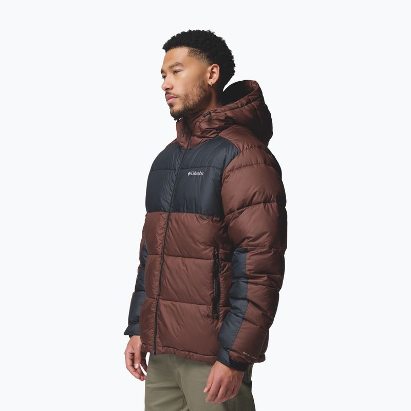 Vyriška pašiltinta striukė Columbia Pike Lake II Hooded tobacco/black 4