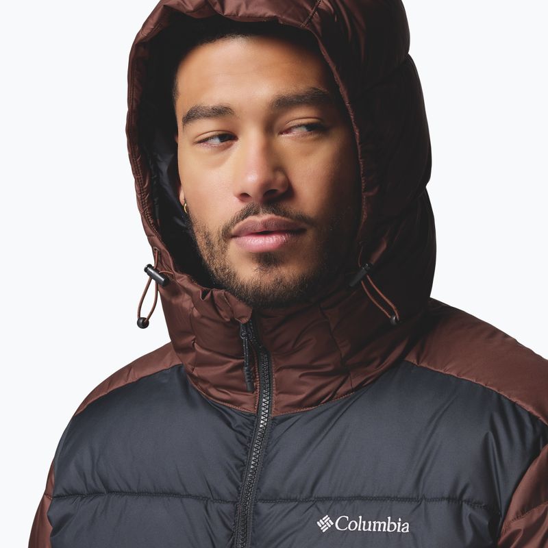 Vyriška pašiltinta striukė Columbia Pike Lake II Hooded tobacco/black 7