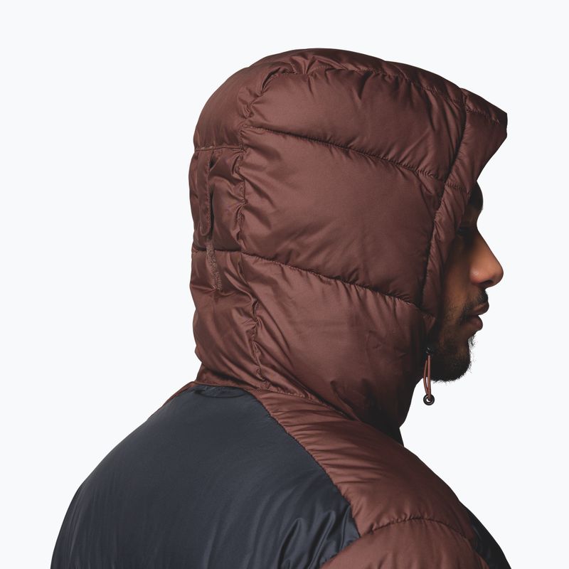 Vyriška pašiltinta striukė Columbia Pike Lake II Hooded tobacco/black 8