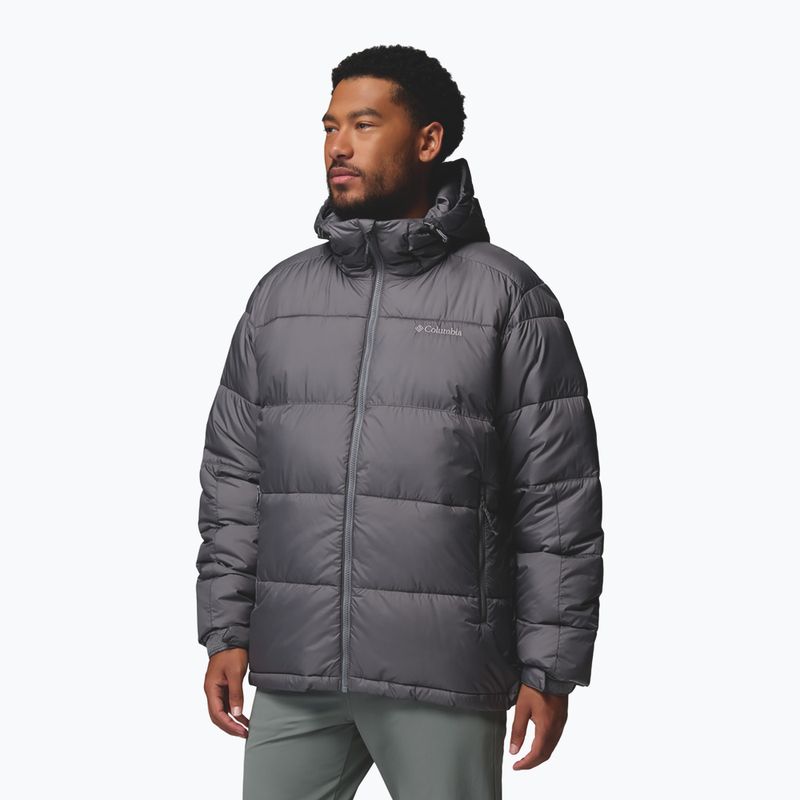 Vyriška pašiltinta striukė Columbia Pike Lake II Hooded city grey 5