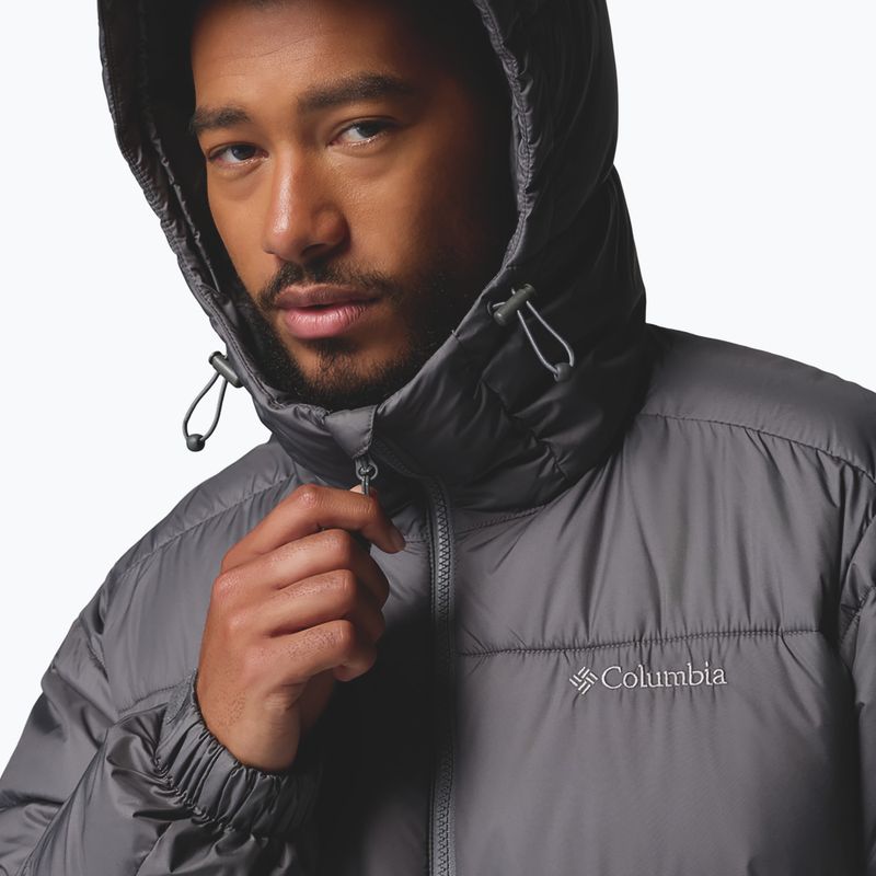 Vyriška pašiltinta striukė Columbia Pike Lake II Hooded city grey 7