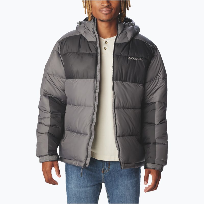 Vyriška pašiltinta striukė Columbia Pike Lake II Hooded city grey