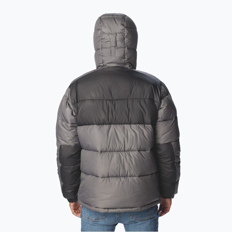 Vyriška pašiltinta striukė Columbia Pike Lake II Hooded city grey 2