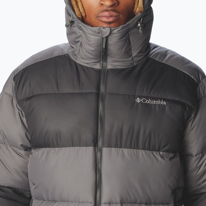 Vyriška pašiltinta striukė Columbia Pike Lake II Hooded city grey 6