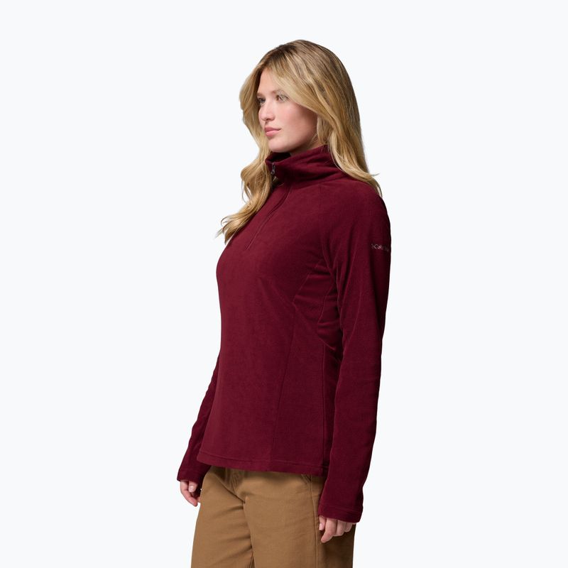 Moteriškas flisinis džemperis Columbia Glacial IV 1/2 Zip rich wine 4