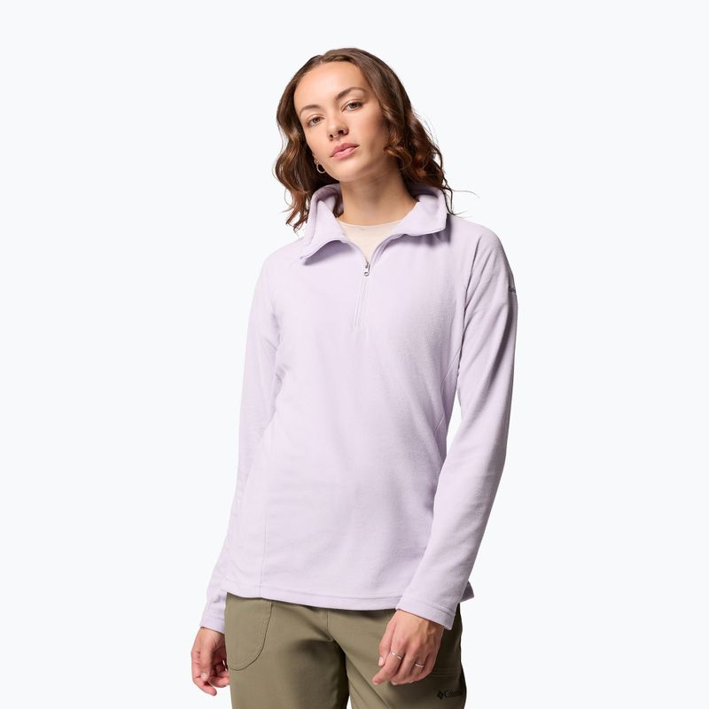 Moteriškas flisinis džemperis Columbia Glacial IV 1/2 Zip lavender pearl