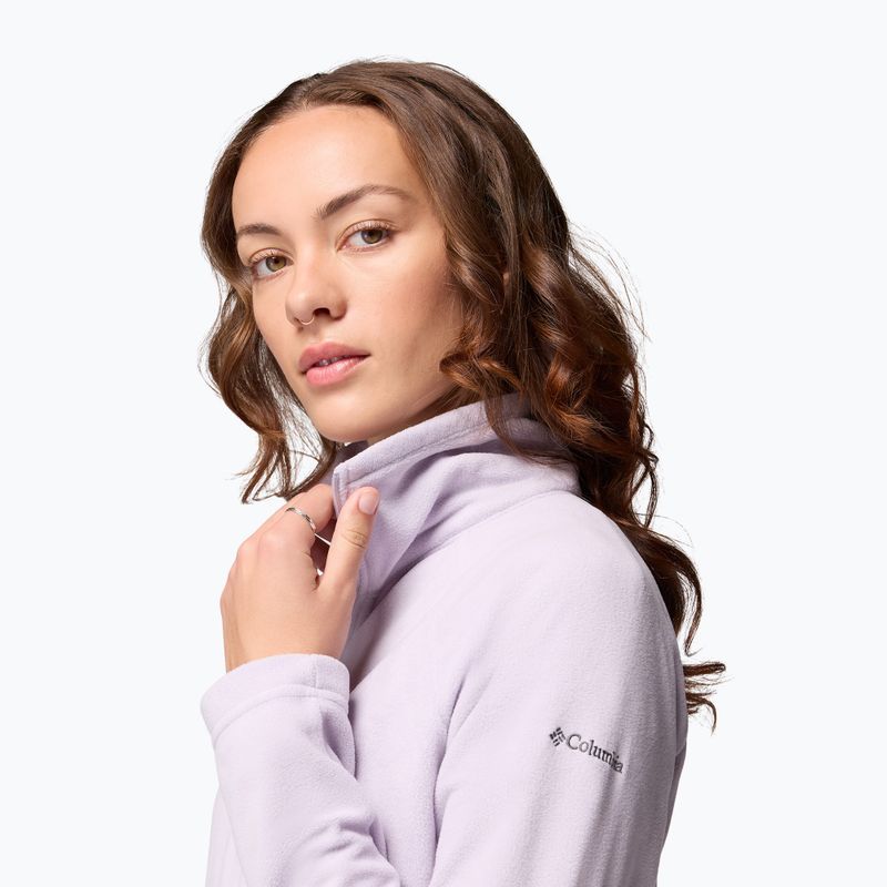 Moteriškas flisinis džemperis Columbia Glacial IV 1/2 Zip lavender pearl 5