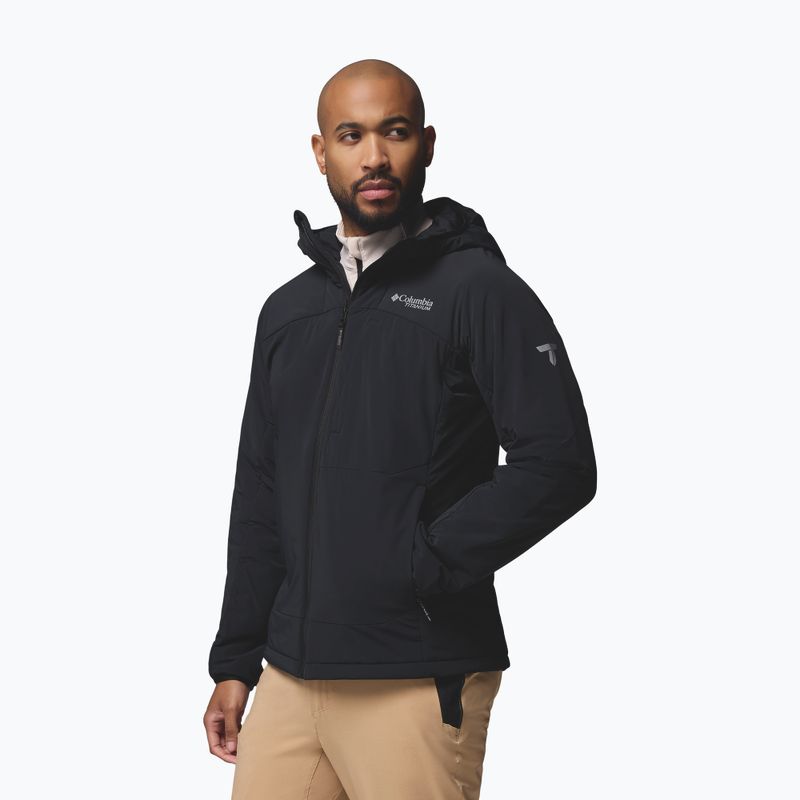 Vyriška pašiltinta striukė Columbia Silver Leaf Lite Hooded black 4
