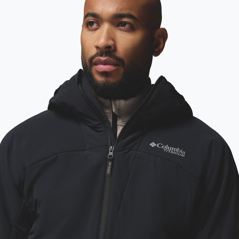 Vyriška pašiltinta striukė Columbia Silver Leaf Lite Hooded black 7