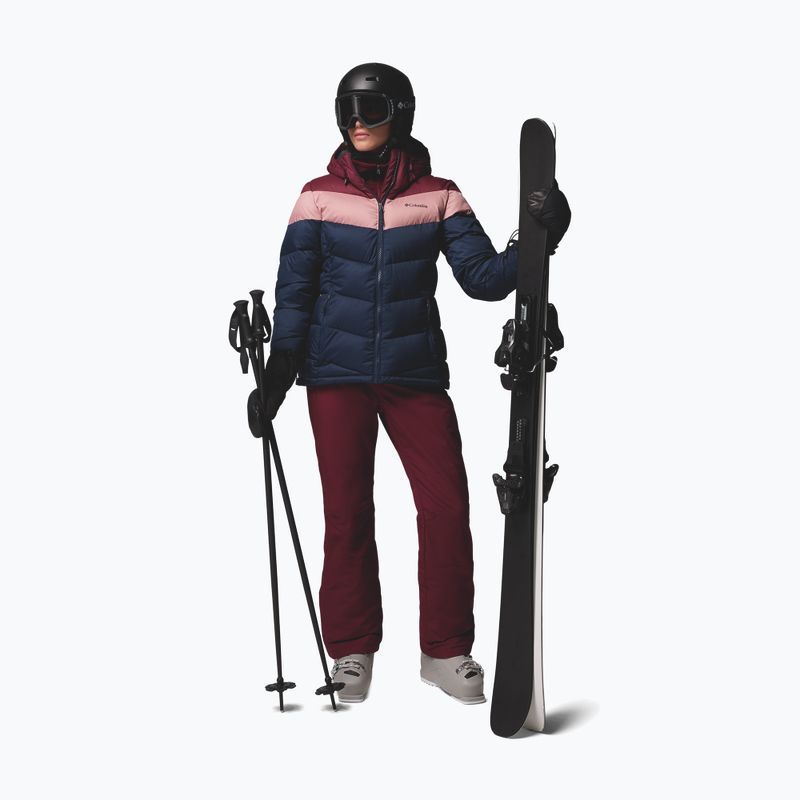 Moteriška slidinėjimo striukė Columbia Abbott Peak II Ins collegiate navy/rich wine/eraser pink 2