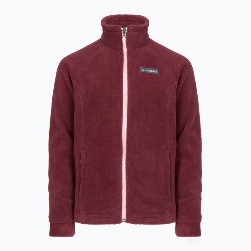 Vaikiškas flisinis džemperis Columbia Benton Springs Fleece rich wine