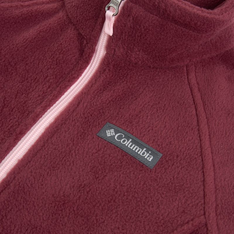 Vaikiškas flisinis džemperis Columbia Benton Springs Fleece rich wine 3