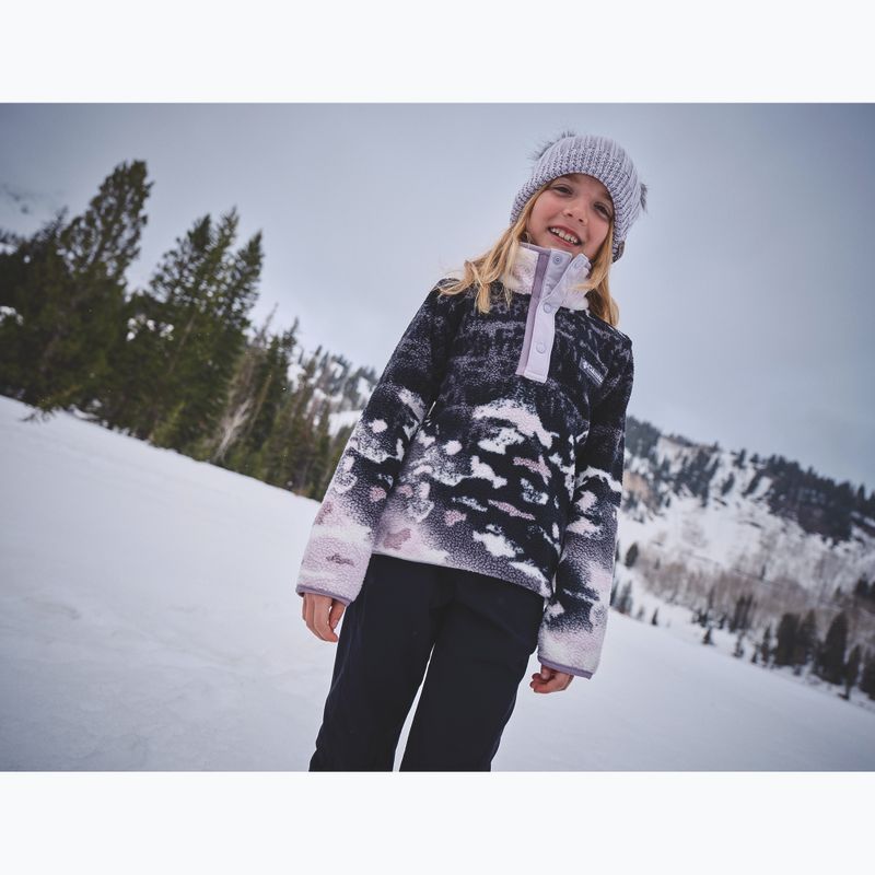 Vaikiškas flisinis džemperis Columbia Helvetia II Printed Half Snap Fleece Shale Purple Sisters/Lavender Pearl 4