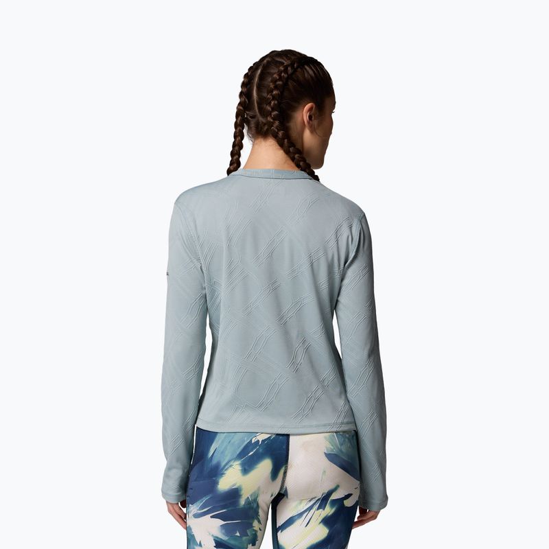 Moteriški žygio marškinėliai ilgomis rankovėmis Columbia Granite Point Crew crushed blue 3