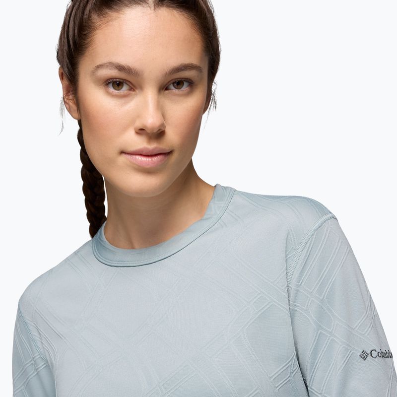 Moteriški žygio marškinėliai ilgomis rankovėmis Columbia Granite Point Crew crushed blue 5