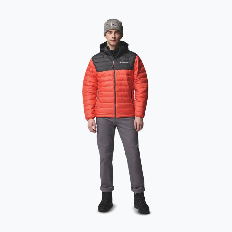 Vyriška striukė Columbia Powder Lite II Hooded zing/shark 2
