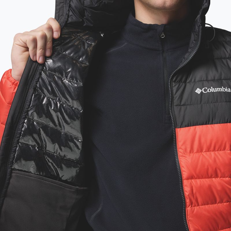 Vyriška striukė Columbia Powder Lite II Hooded zing/shark 9