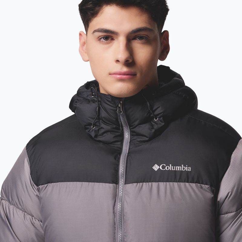 Vyriška šilta striukė Columbia Puffect II Hooded city grey/black 8