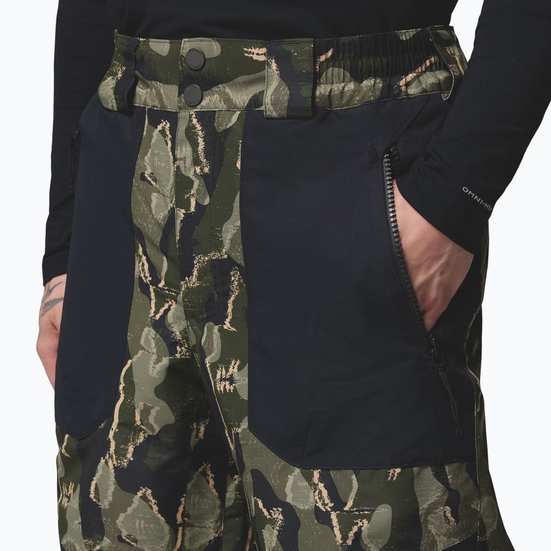 Vyriškos snieglenčių kelnės Columbia Coreshot Printed greenscape treebark print/black 8