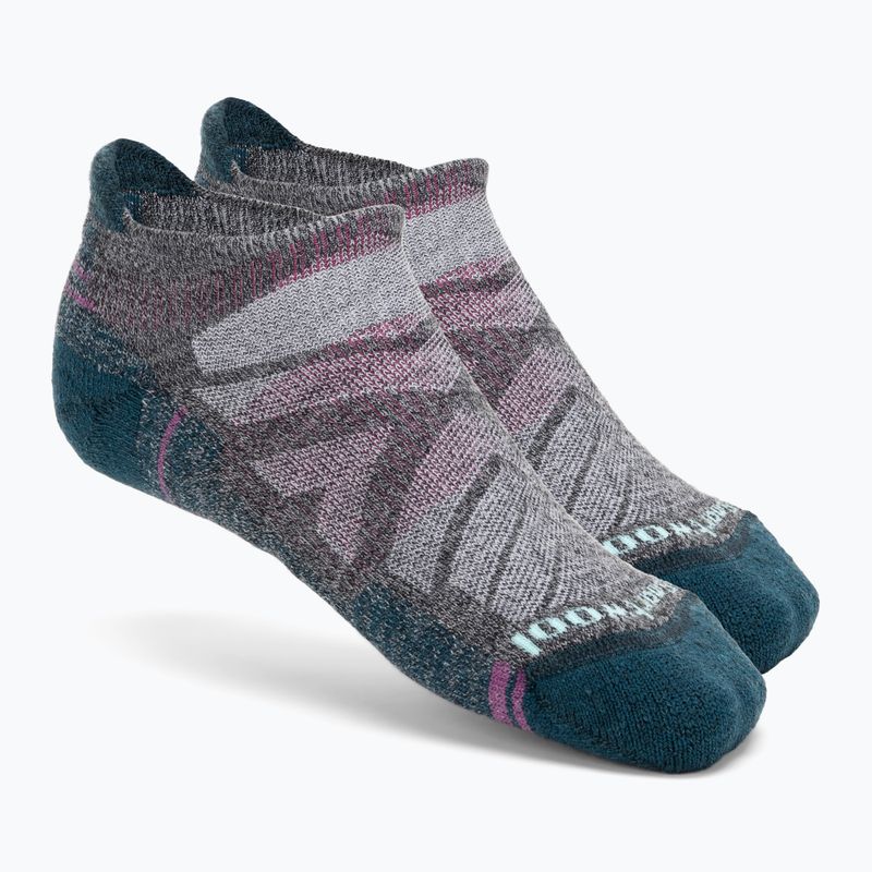 Moteriškos žygio kojinės Smartwool Hike Light Cushion Low Ankle charcoal-light gray